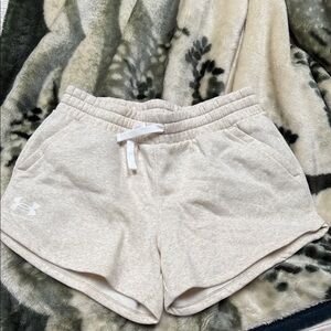 Under Armour Women's Athletic Shorts in Cream